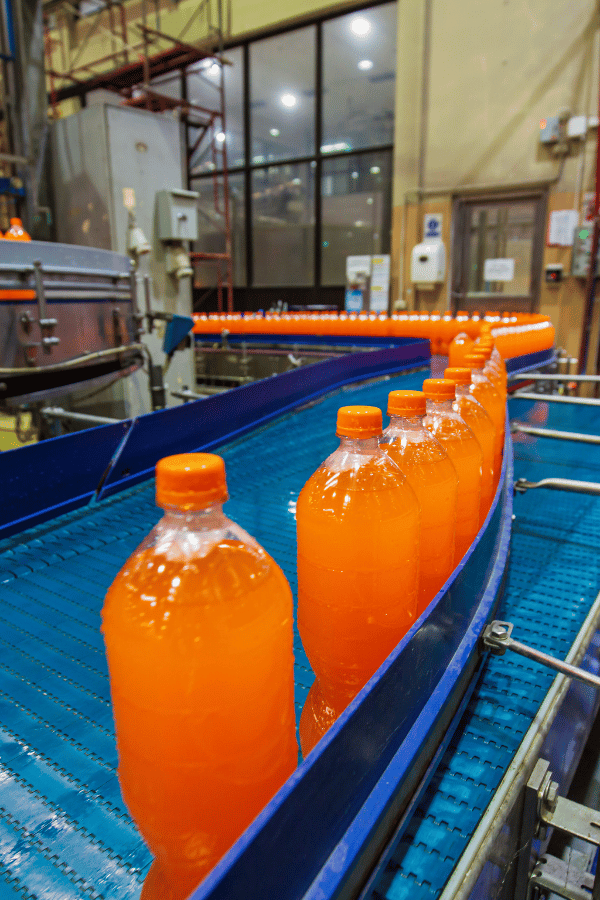 Beverage Processing Line dsiplay