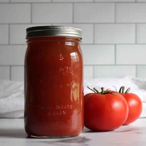 Emballage aseptique et jus de tomate en conserve