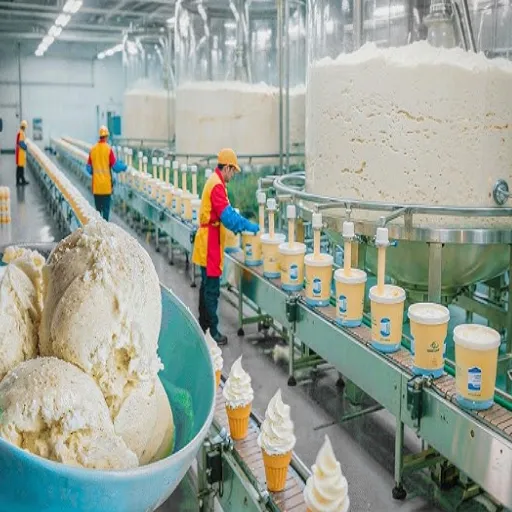 The Freezing Process in Ice Cream Production