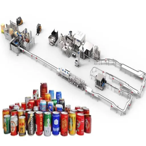 Types de machines de remplissage de canettes