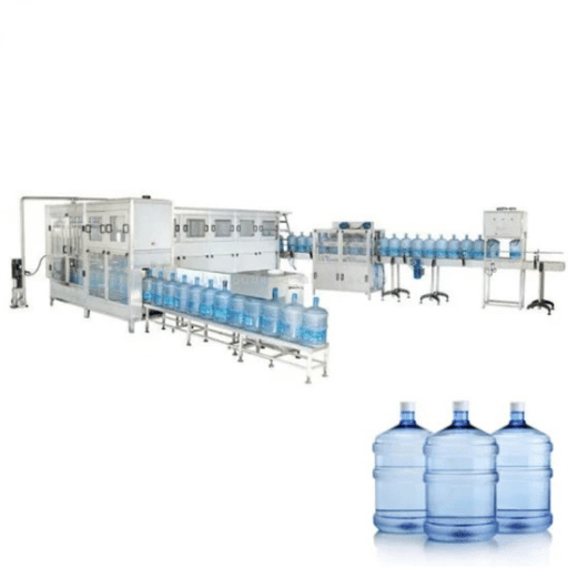 Visão geral das linhas de produção de água